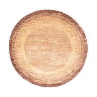 Tapis Ziegler - Moderne ronde  - 153 x 151 cm - marron