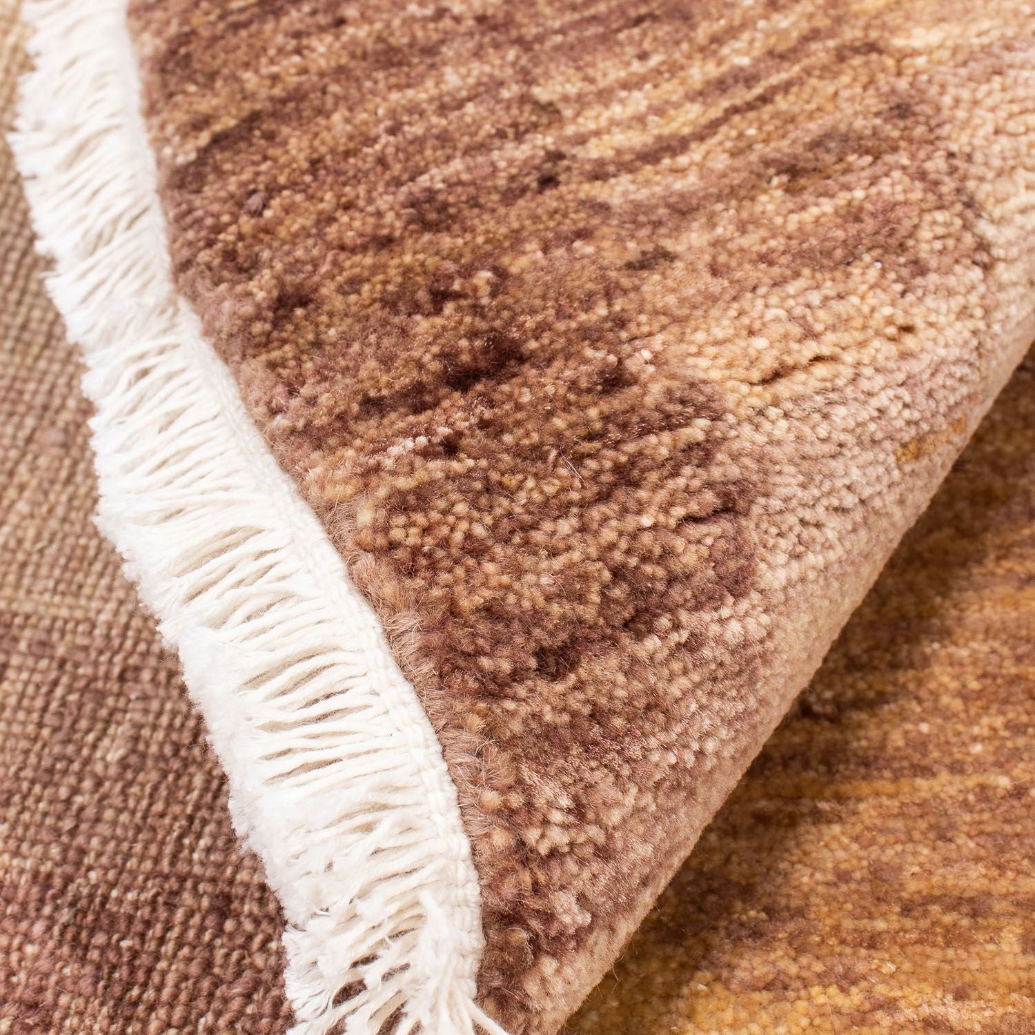 Tapis Ziegler - Moderne ronde  - 153 x 151 cm - marron