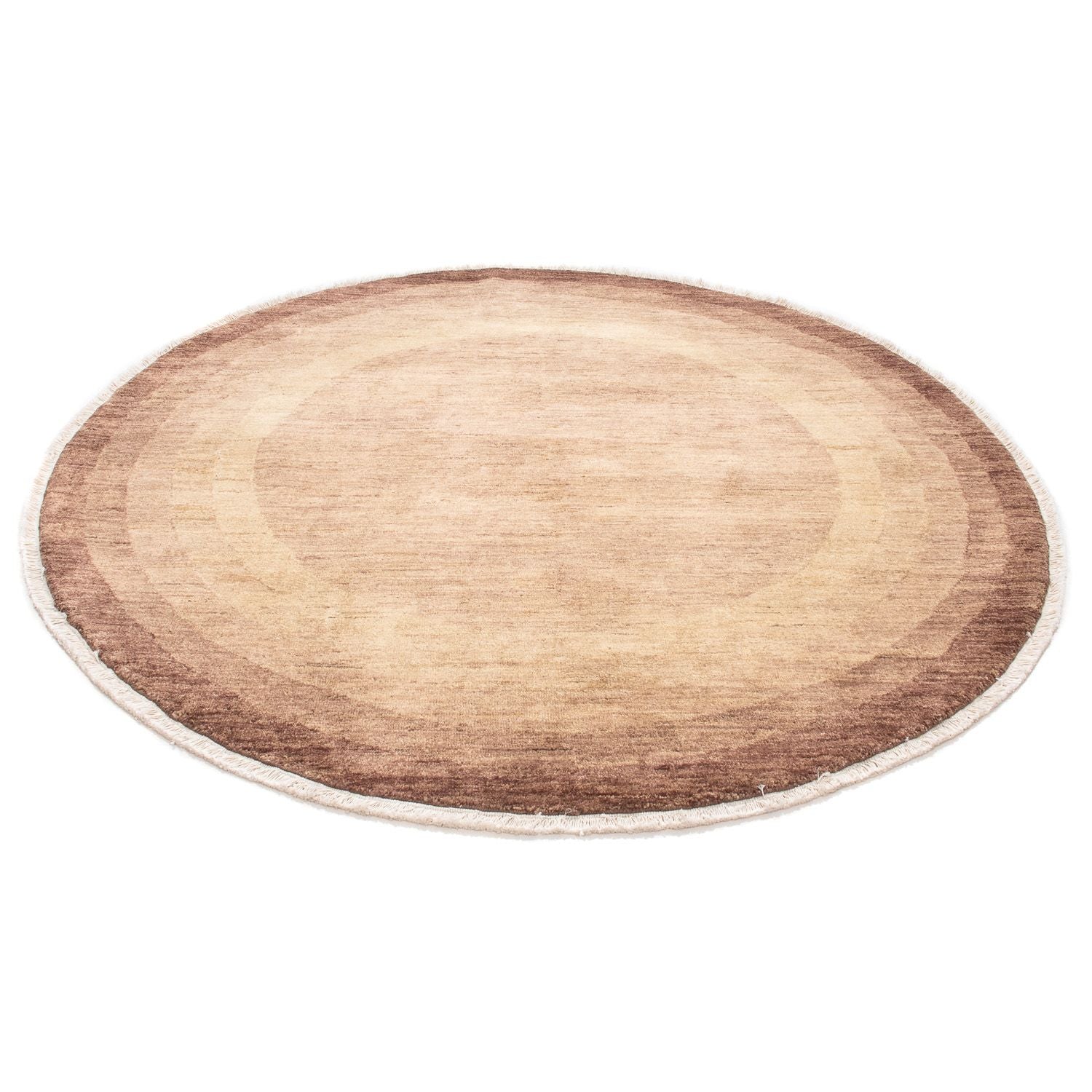 Tapis Ziegler - Moderne ronde  - 153 x 151 cm - marron