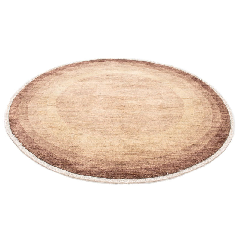 Tapis Ziegler - Moderne ronde  - 153 x 151 cm - marron