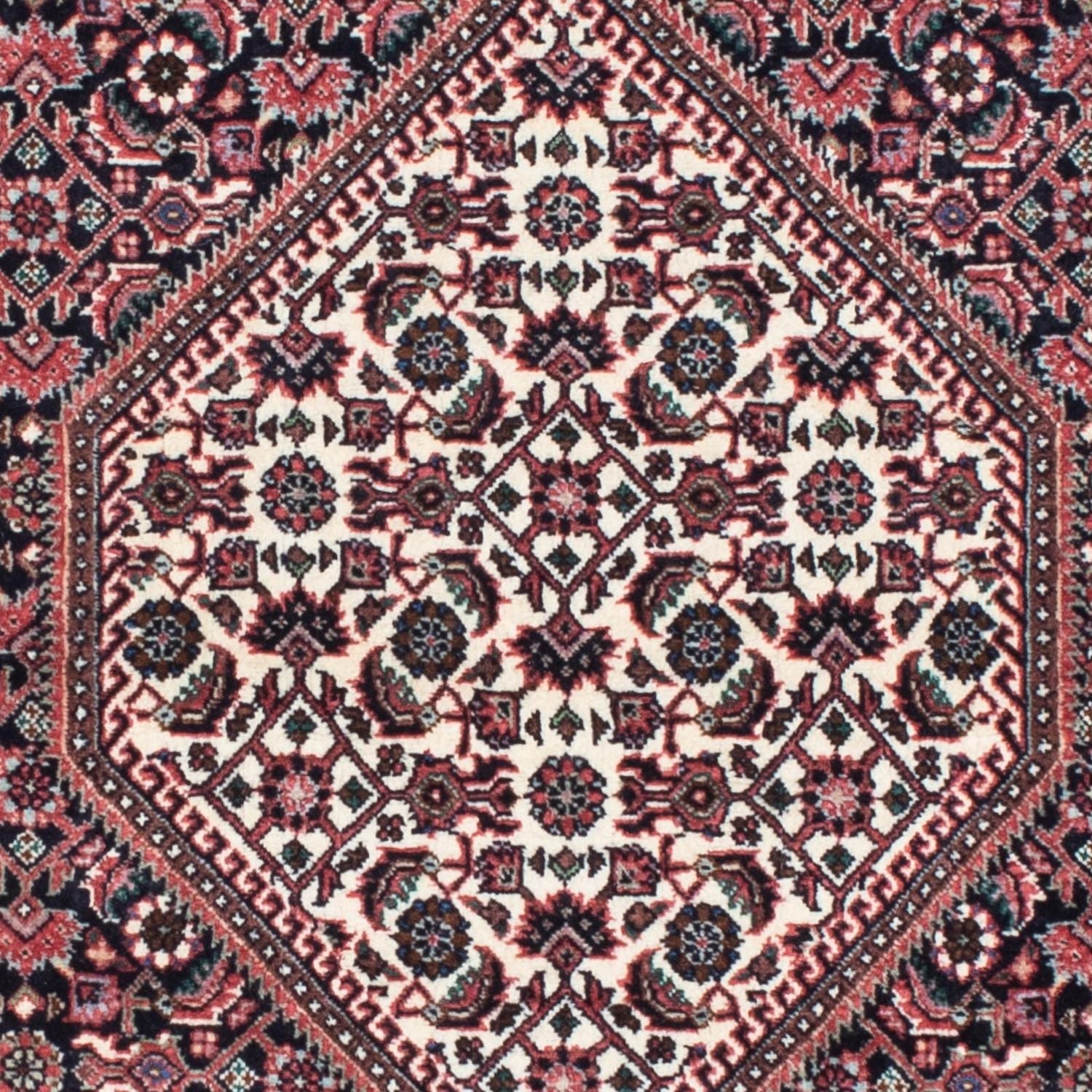 Tapis de couloir Tapis persan - Bidjar - 199 x 72 cm - bleu foncé