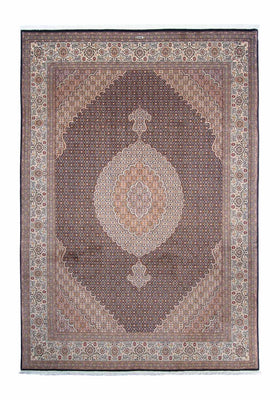 Tapis persan - Tabriz - 295 x 205 cm - bleu foncé