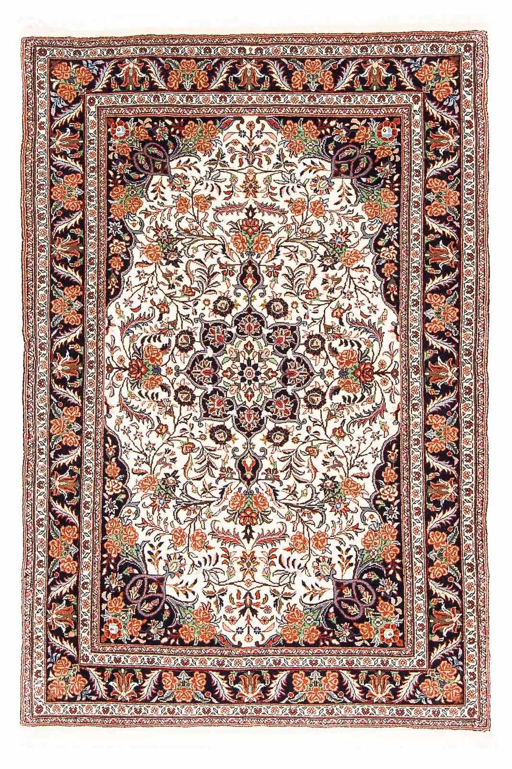 Tapis persan - Bidjar - 161 x 112 cm - beige