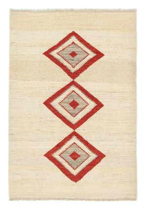 Tapis Gabbeh - Persan - 186 x 125 cm - beige