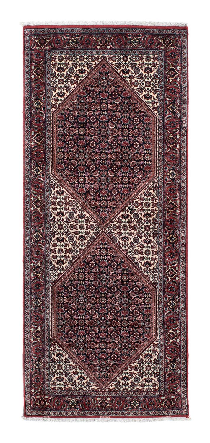 Tapis de couloir Tapis persan - Bidjar - 190 x 77 cm - rouge