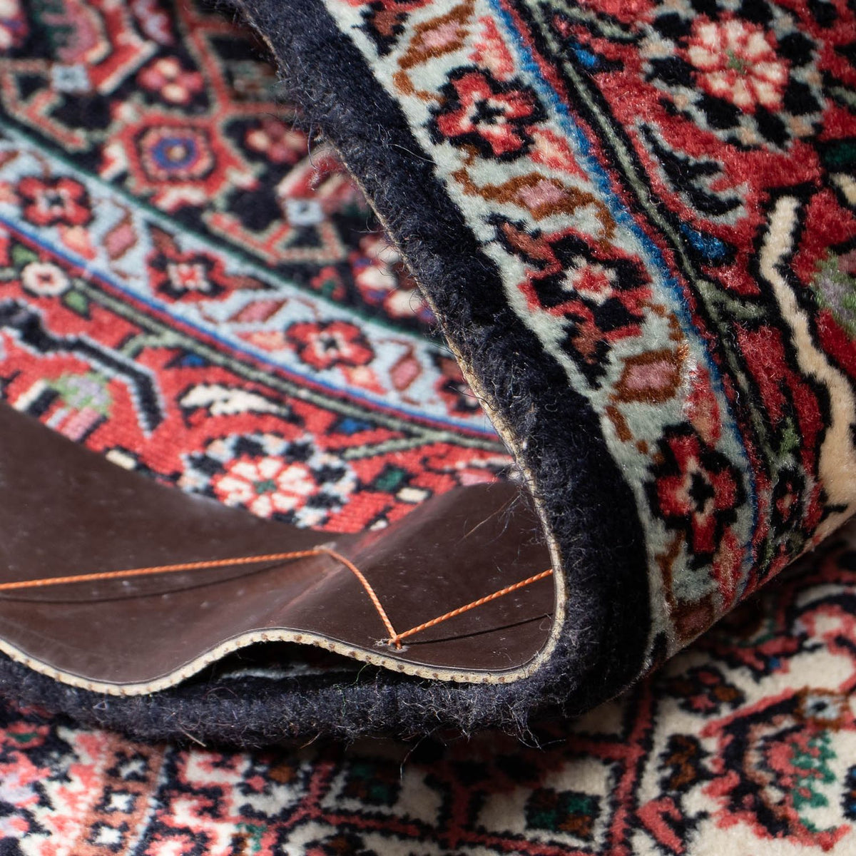 Tapis de couloir Tapis persan - Bidjar - 193 x 76 cm - rouge