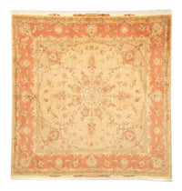 Tapis persan - Tabriz - Royal carré  - 203 x 200 cm - beige