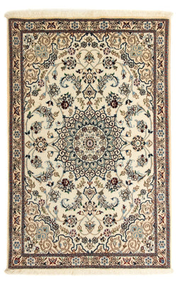 Tapis persan - Nain - Royal - 135 x 88 cm - beige