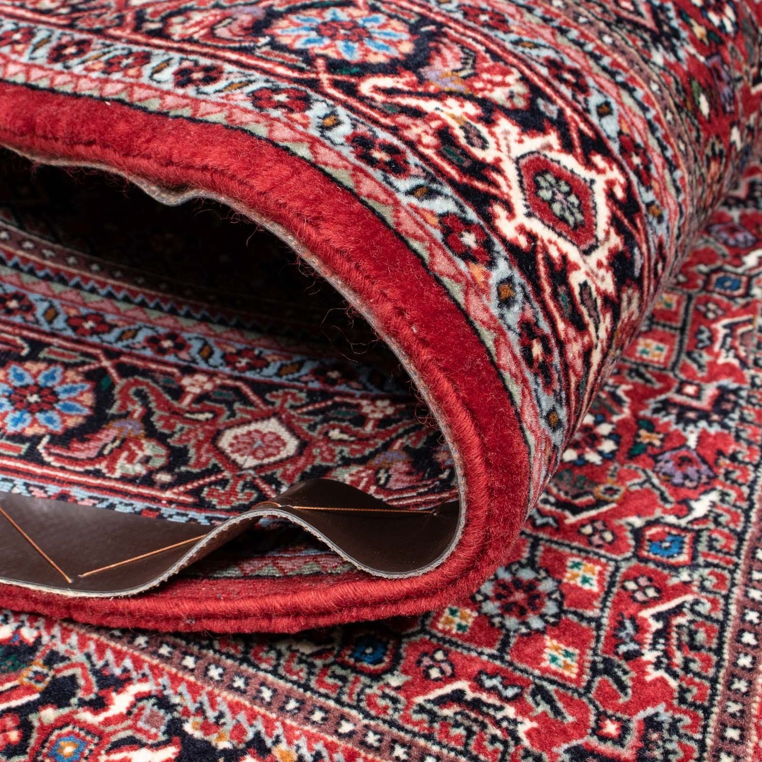 Tapis de couloir Tapis persan - Bidjar - 202 x 102 cm - rouge
