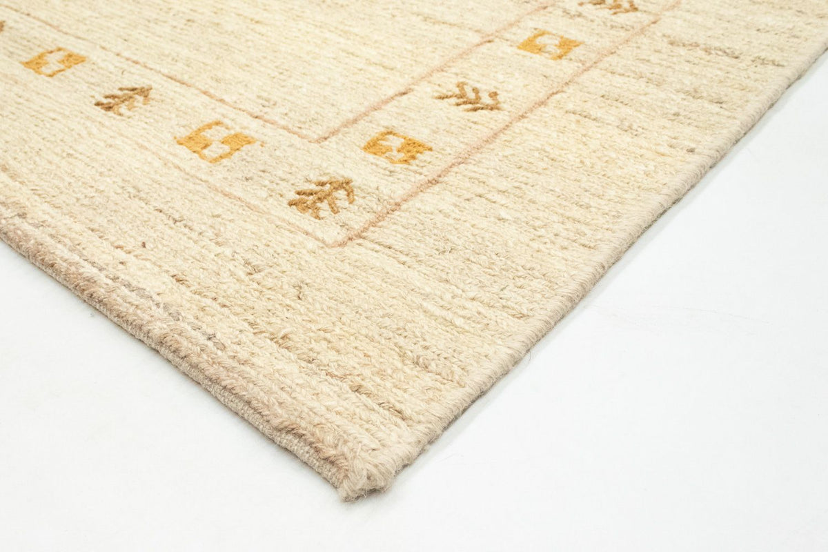 Tapis Gabbeh - Persan - 193 x 147 cm - beige