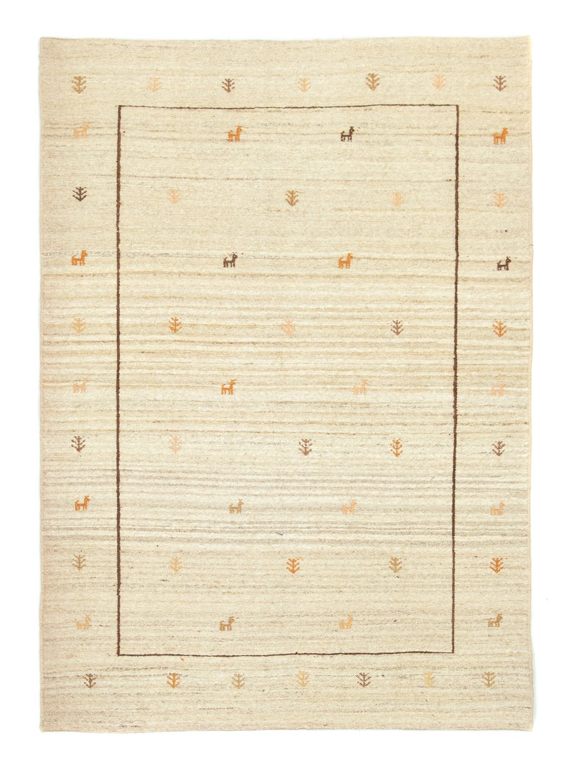 Tapis Gabbeh - Persan - 172 x 123 cm - beige