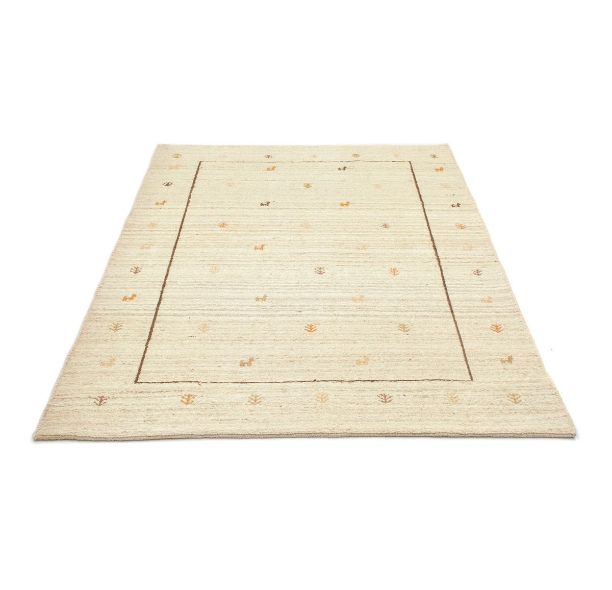 Tapis Gabbeh - Persan - 172 x 123 cm - beige