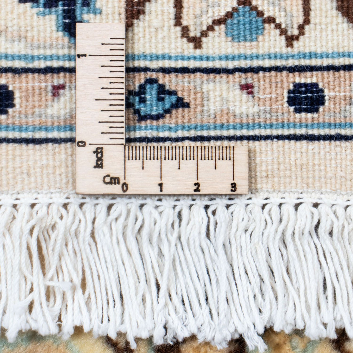 Tapis persan - Nain - 299 x 199 cm - beige