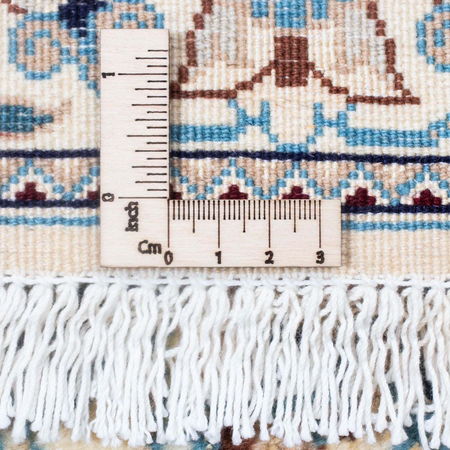 Tapis persan - Nain - 293 x 199 cm - beige