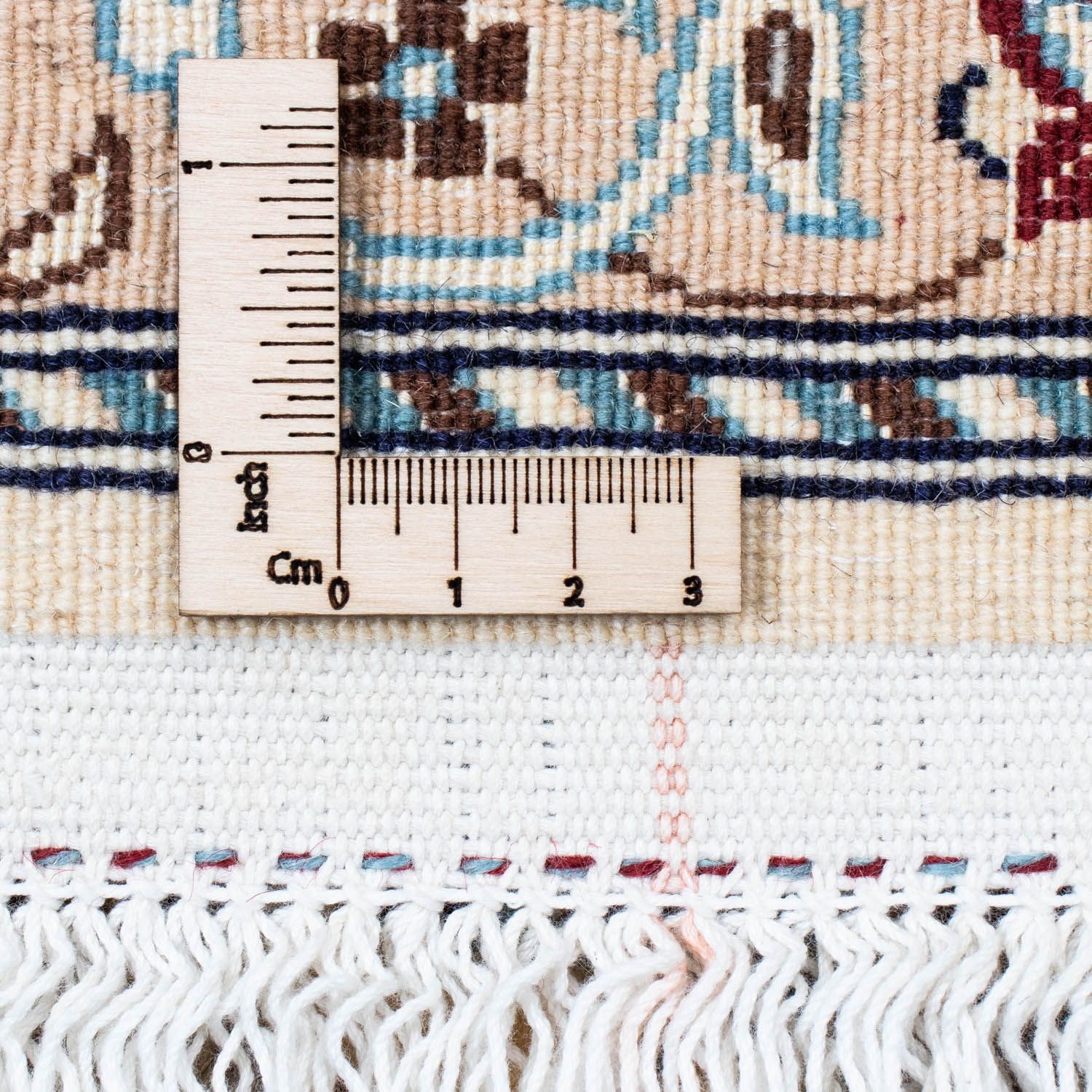 Tapis persan - Nain - 297 x 200 cm - beige