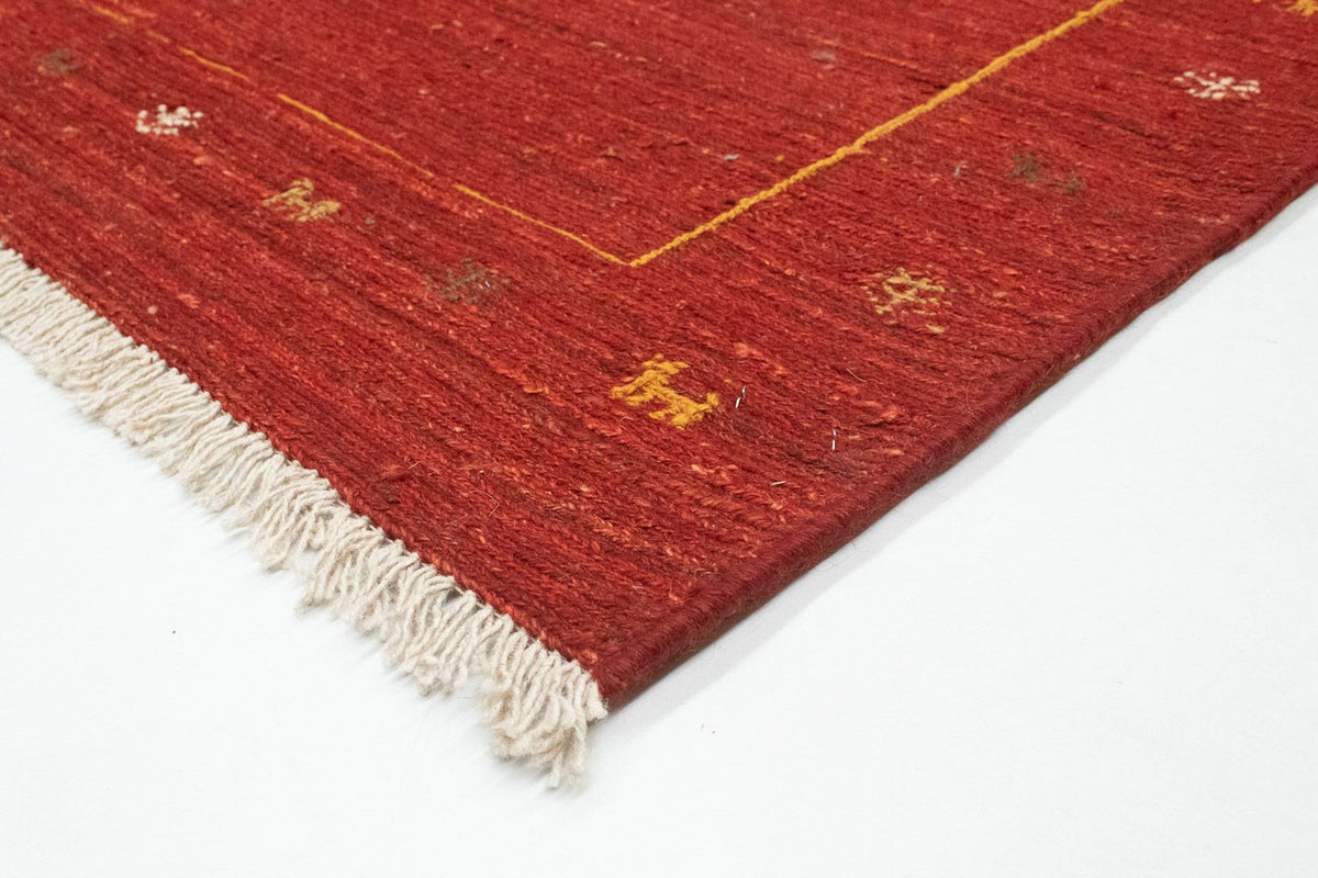 Tapis Gabbeh - Persan - 175 x 112 cm - rouge