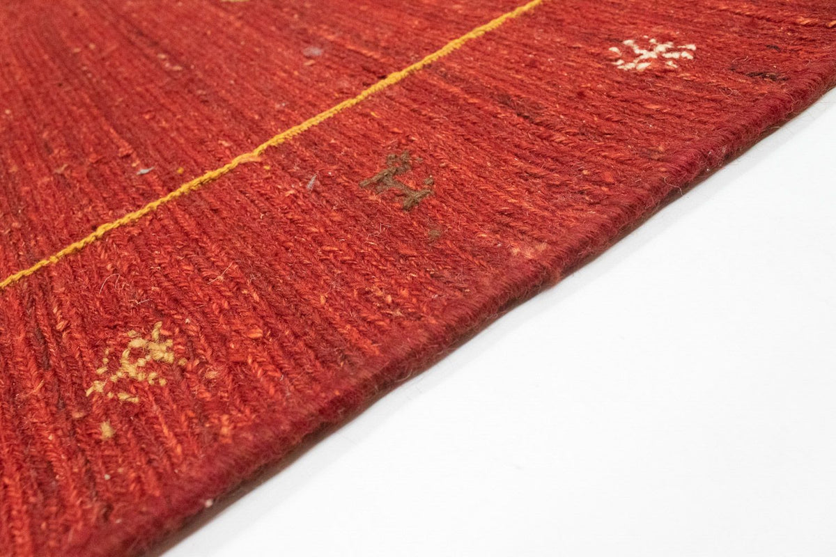 Tapis Gabbeh - Persan - 175 x 112 cm - rouge