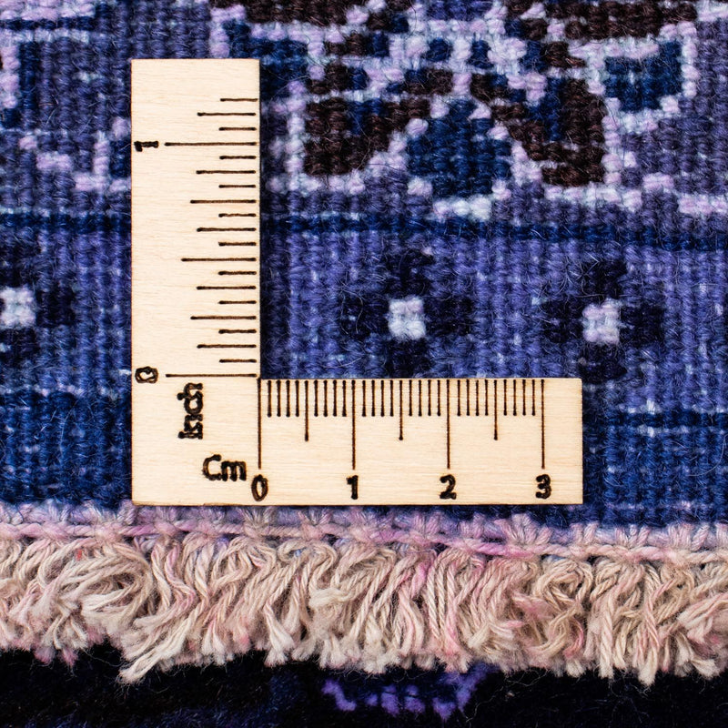 Tapis persan - Nain - 295 x 193 cm - bleu foncé