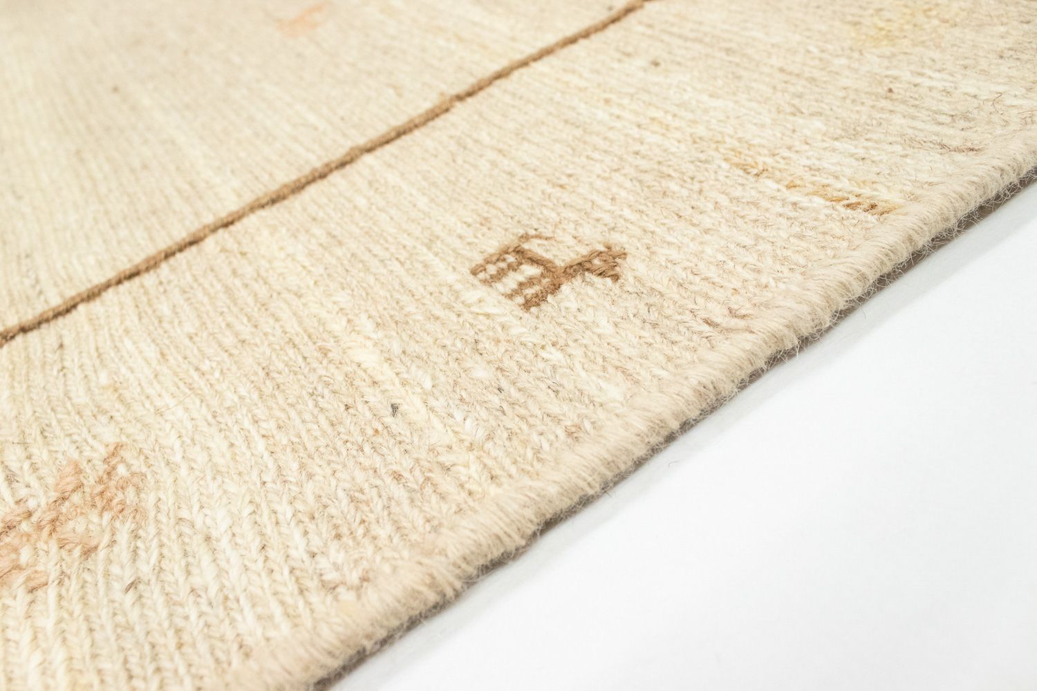 Tapis Gabbeh - Persan - 171 x 110 cm - beige