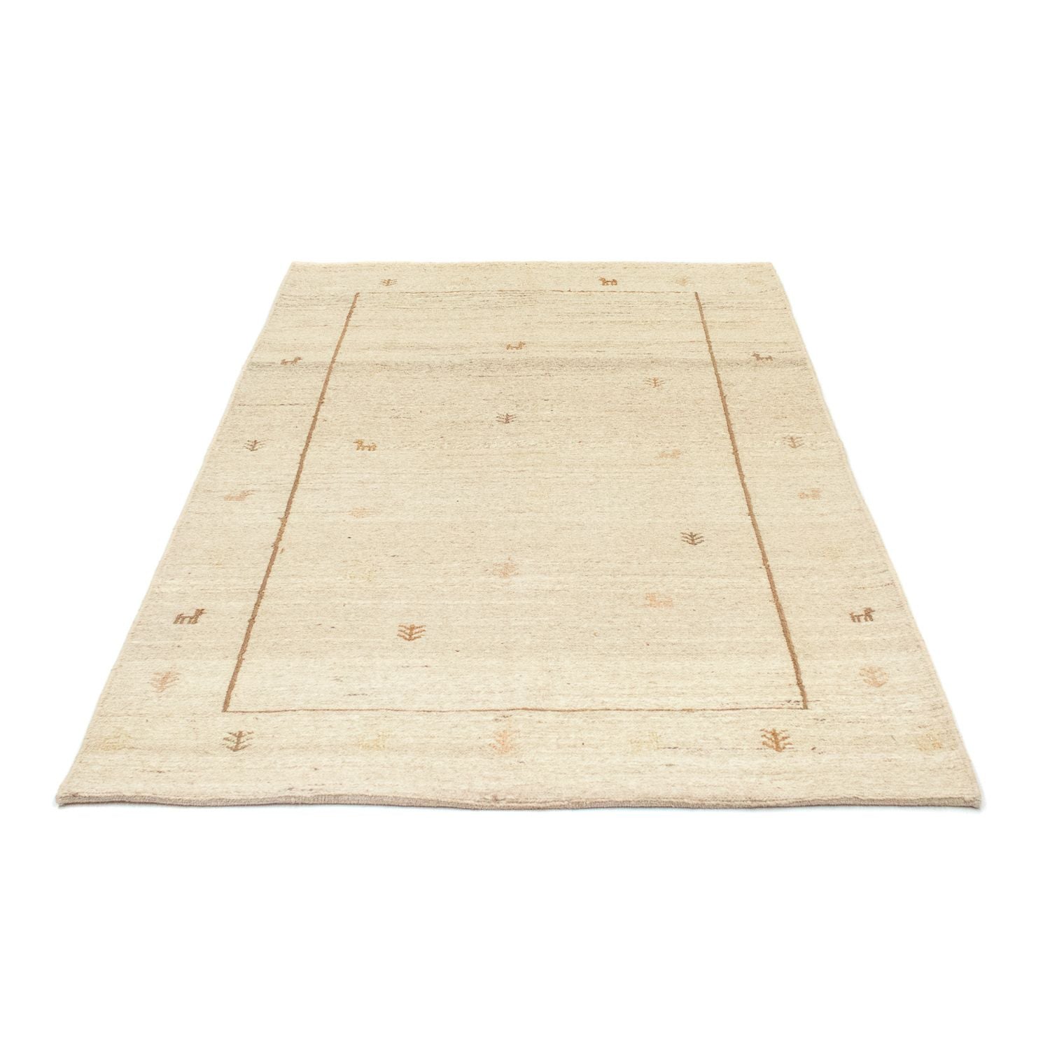 Tapis Gabbeh - Persan - 171 x 110 cm - beige