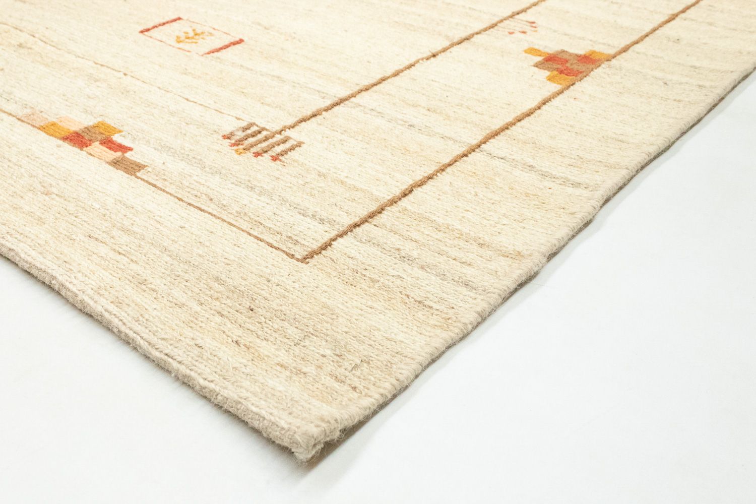 Tapis Gabbeh - Persan - 240 x 166 cm - beige