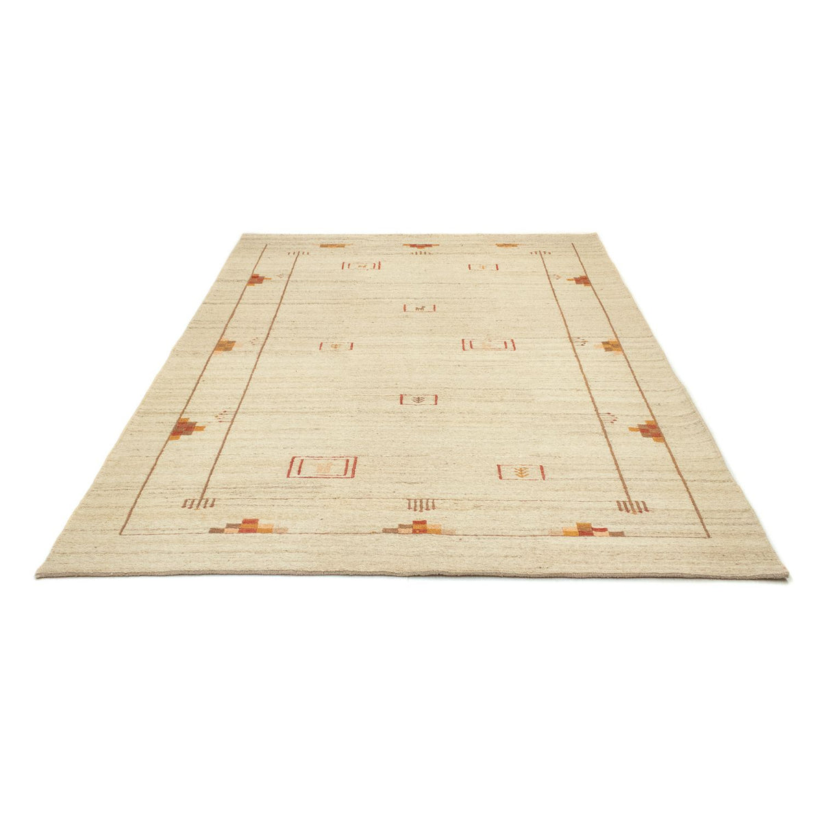 Tapis Gabbeh - Persan - 240 x 166 cm - beige