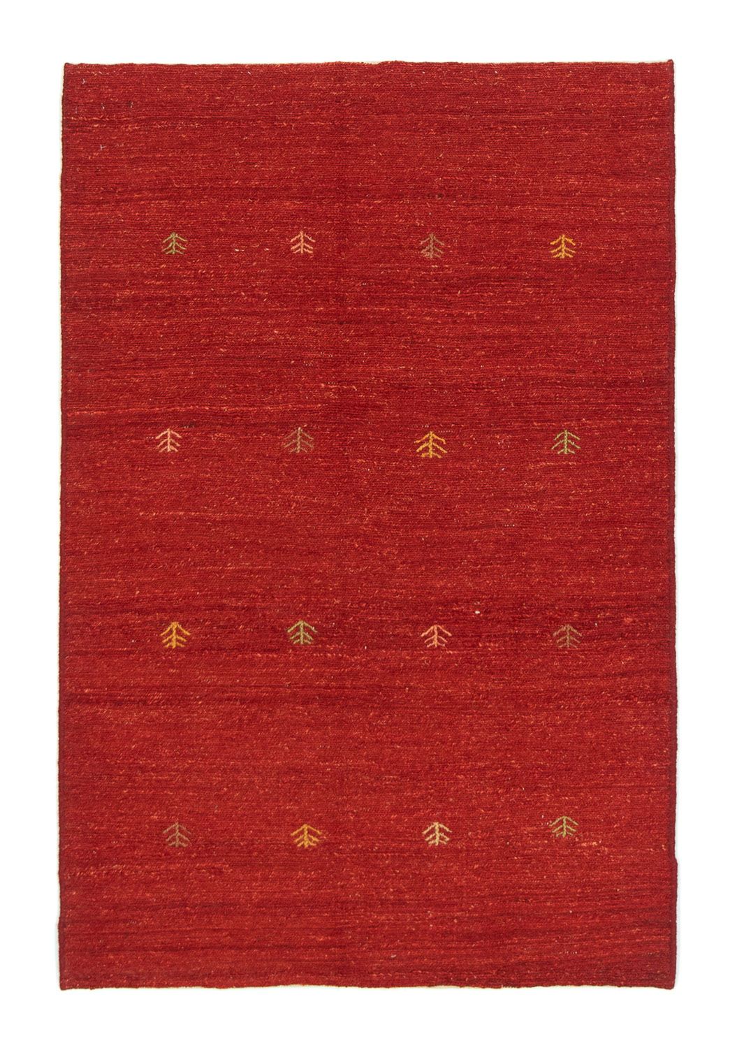 Tapis Gabbeh - Persan - 151 x 100 cm - rouge