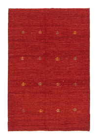Tapis Gabbeh - Persan - 151 x 100 cm - rouge