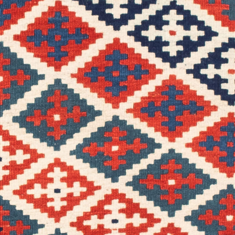 Tapis Kelim - Oriental carré  - 104 x 100 cm - multicolore