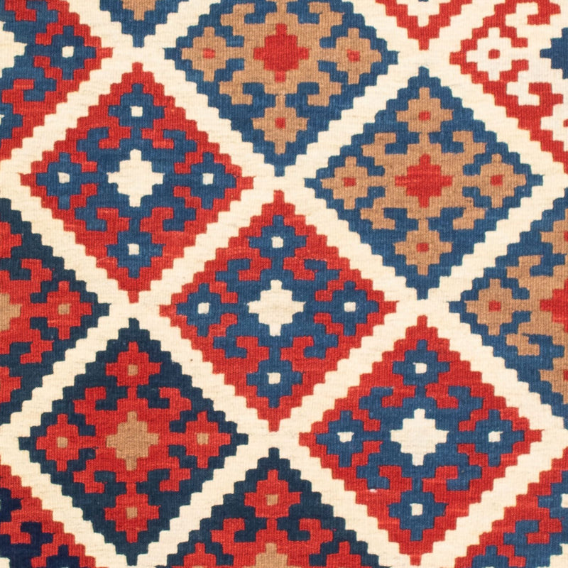 Tapis Kelim - Oriental carré  - 103 x 100 cm - multicolore