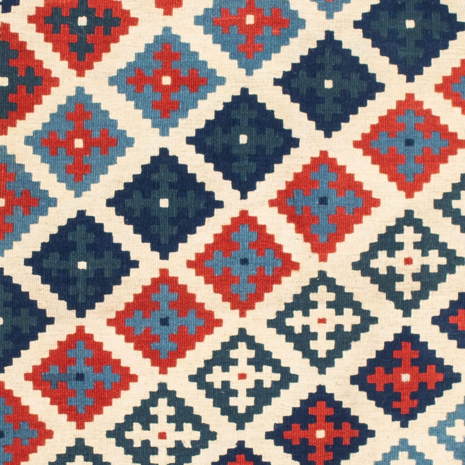 Tapis Kelim - Oriental carré  - 100 x 100 cm - beige