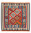Tapis Kelim - Oriental carré  - 105 x 103 cm - rouge foncé