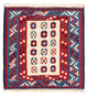 Kilim de Fars Tapis 100x100cm