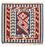 Tapis Kelim - Oriental carré  - 102 x 96 cm - multicolore