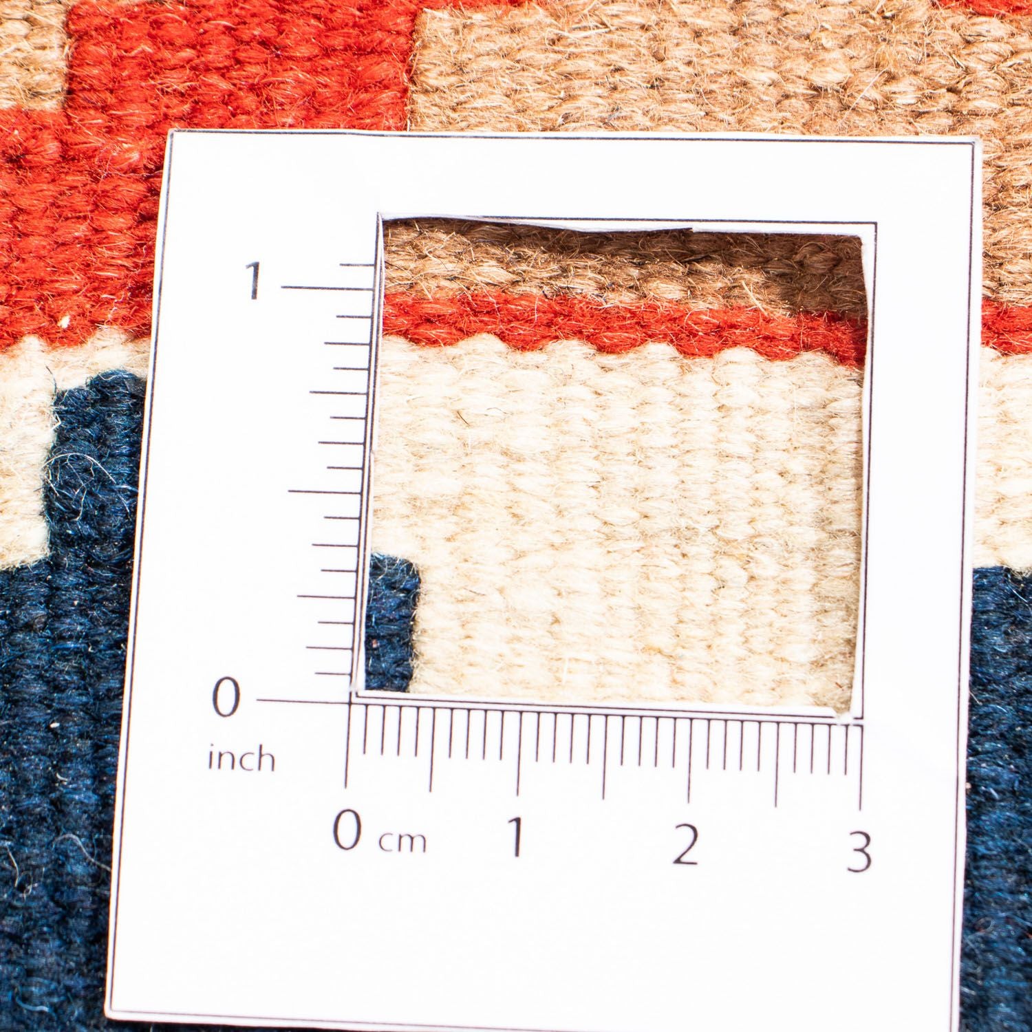 Tapis Kelim - Oriental carré  - 102 x 96 cm - multicolore