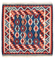 Kilim de Fars Tapis 105x105cm