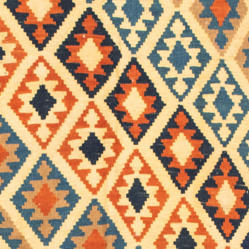 Tapis Kelim - Oriental carré  - 103 x 100 cm - beige