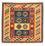 Tapis Kelim - Oriental carré  - 100 x 100 cm - multicolore