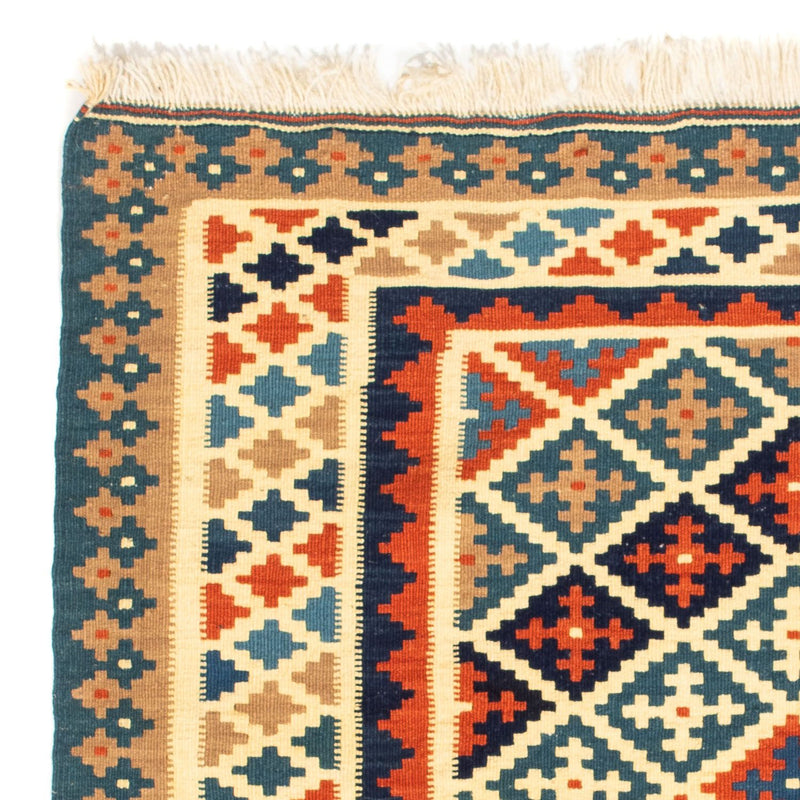 Tapis Kelim - Oriental carré  - 107 x 101 cm - beige