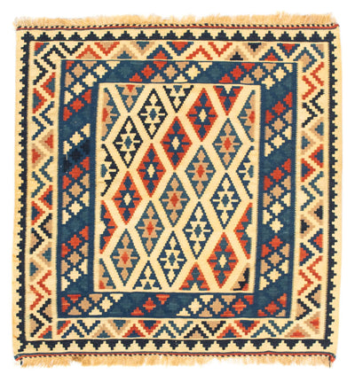 Kilim de Fars Tapis 100x100cm