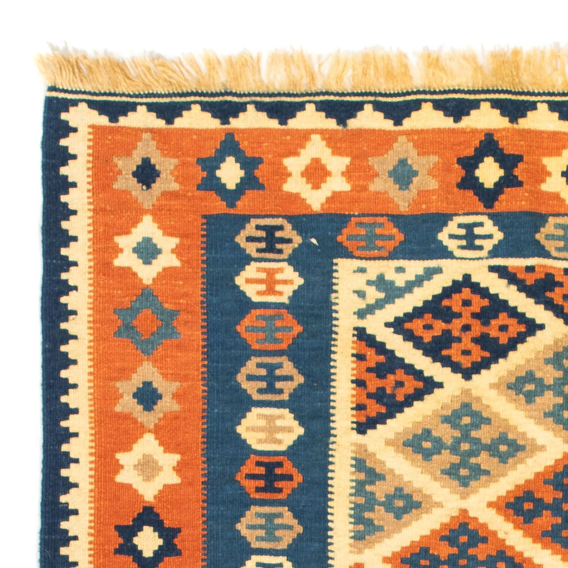 Tapis Kelim - Oriental carré  - 100 x 98 cm - multicolore