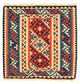 Kilim de Fars Tapis 104x101cm
