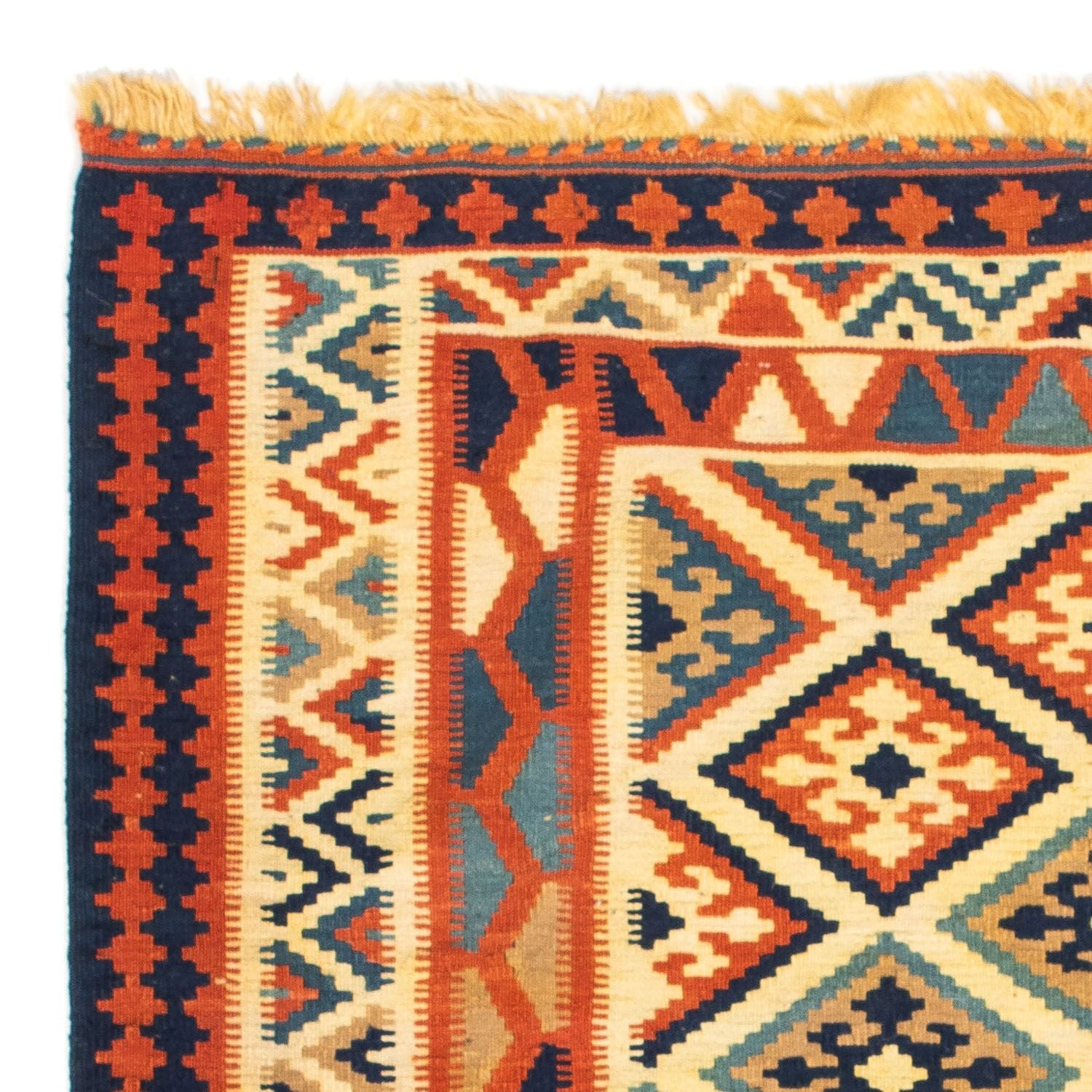 Tapis Kelim - Oriental carré  - 103 x 100 cm - beige
