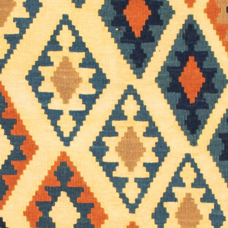 Tapis Kelim - Oriental carré  - 101 x 99 cm - beige