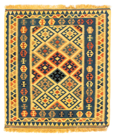Kilim de Fars Tapis 95x102cm