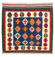 Kilim de Fars Tapis 98x98cm