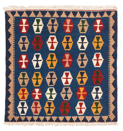 Kilim de Fars Tapis 96x96cm