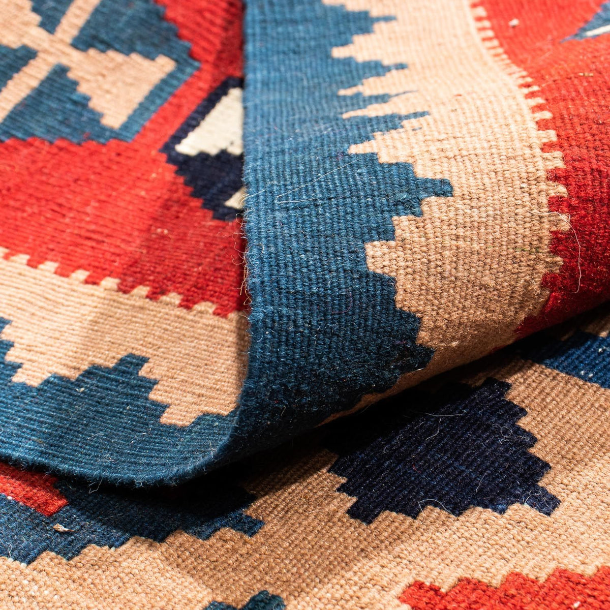 Tapis Kelim - Oriental carré  - 100 x 97 cm - multicolore