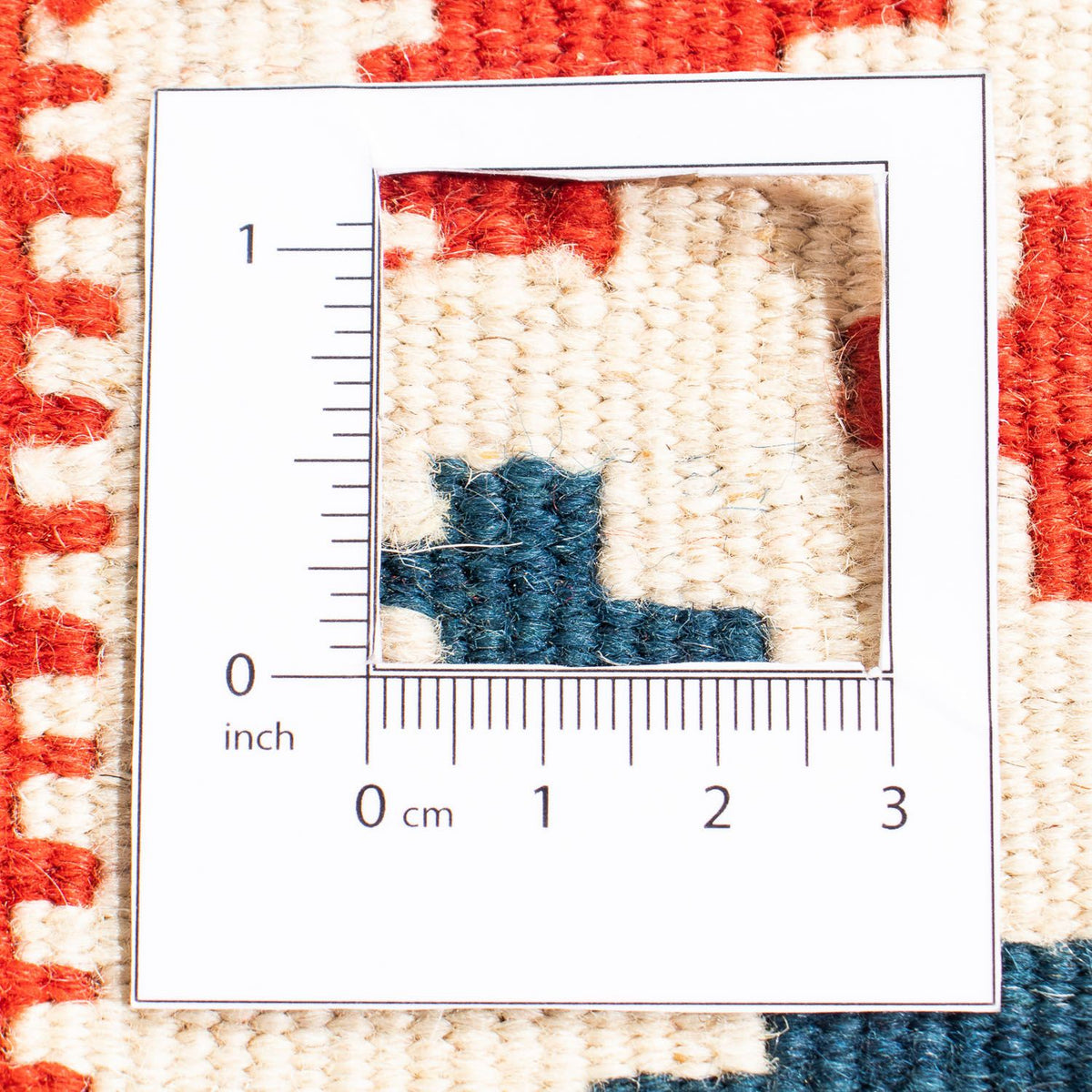 Tapis Kelim - Oriental carré  - 105 x 104 cm - bleu foncé