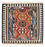 Tapis Kelim - Oriental carré  - 105 x 103 cm - rouge
